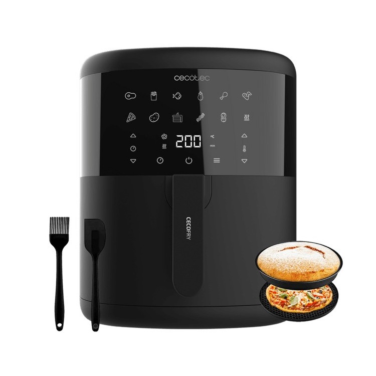 Cecotec Cecofry Bombastik 6000 Full Singolo 6 L Indipendente 1700 W Friggitrice ad aria calda Nero