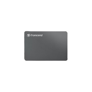 Transcend StoreJet 25C3 disco rigido esterno 2 TB 5400 Giri min 2.5" Micro-USB B 3.2 Gen 1 (3.1 Gen 1) Grigio