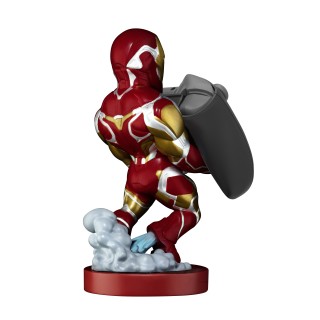 Exquisite Gaming Cable Guys Iron Man Supporto passivo Controller per videogiochi, Telefono cellulare smartphone Oro, Rosso,