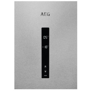 AEG RCB736E7MX frigorifero con congelatore Libera installazione 367 L E Acciaio inox