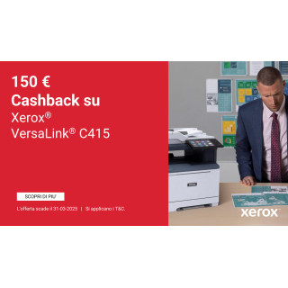 Xerox VersaLink C415 A4 40 ppm Copia Stampa Scansione Fax F R PS3 PCL5e 6 2 vassoi 251 fogli