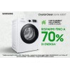 Samsung WW11BGA046ATET lavatrice a caricamento frontale Crystal Clean™ 11 kg Classe A 1400 giri min, Porta nera + Panel D.