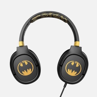 OTL Technologies DC Comics Batman Pro G1 Cuffie Cablato A Padiglione Gaming Nero, Oro