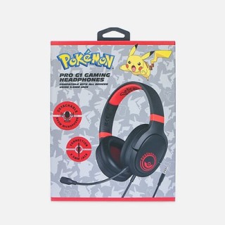 OTL Technologies Pokémon PK0879 cuffia e auricolare Cuffie Cablato A Padiglione Gaming Nero, Rosso