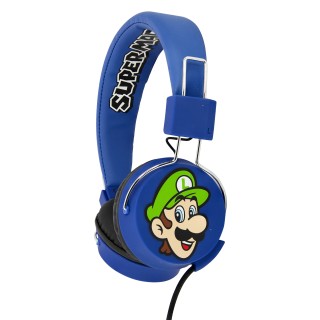 OTL Technologies Super Mario and Luigi Teen folding Cuffie Cablato A Padiglione Gaming Multicolore