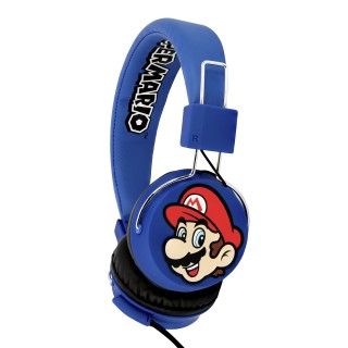 OTL Technologies Super Mario and Luigi Teen folding Cuffie Cablato A Padiglione Gaming Multicolore