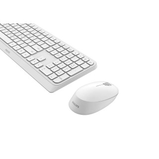 Philips 3000 series SPT6307W 34 tastiera Mouse incluso Universale RF Wireless QWERTY Inglese Bianco