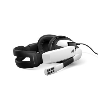 EPOS | SENNHEISER GSP 301 Auricolare Cablato A Padiglione Gaming Nero, Bianco