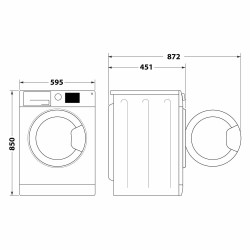 Whirlpool Lavatrice a libera installazione - WSB 725 D IT