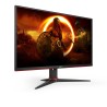 AOC G2 Q27G2E BK Monitor PC 68,6 cm (27") 2560 x 1440 Pixel Quad HD Nero, Rosso