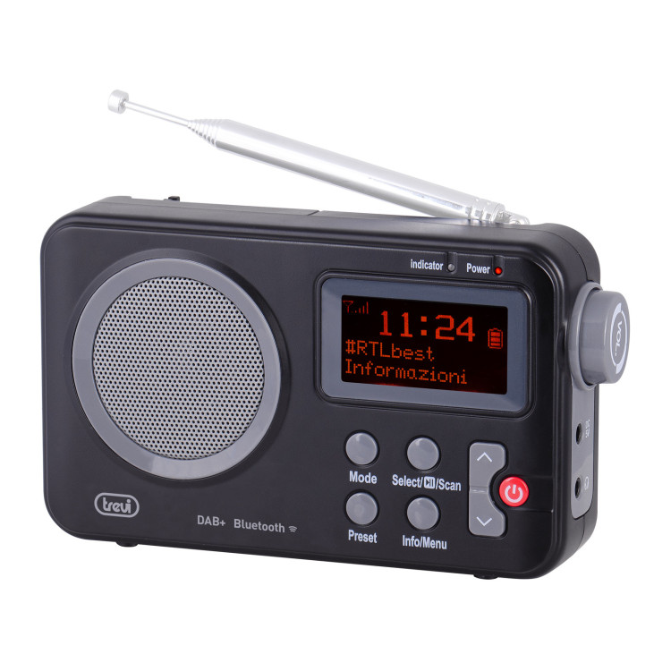 Trevi RADIO PORTATILE DAB DAB+ FM RDS DAB 7F80 R