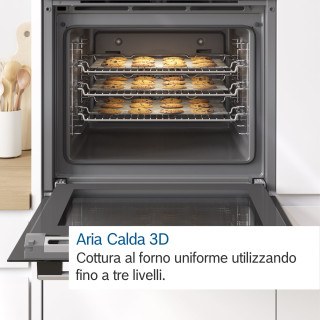 Bosch Serie 2 HBA172BS0 Forno da incasso 60 x 60 cm Acciaio Classe A