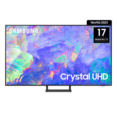 Samsung Series 8 TV UE65CU8570UXZT Crystal UHD 4K, Smart TV 65" Dynamic Crystal color, OTS Lite, Titan Gray 2023