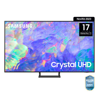 Samsung Series 8 TV UE65CU8570UXZT Crystal UHD 4K, Smart TV 65" Dynamic Crystal color, OTS Lite, Titan Gray 2023