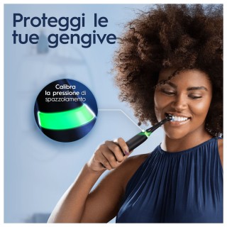 Oral-B Spazzolino Elettrico iO 3 Nero, 1 Testina