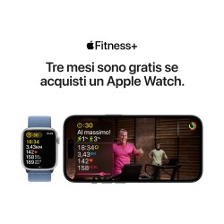 Apple Watch SE GPS + Cellular Cassa 44mm in Alluminio con Cinturino Sport Loop Blu Inverno