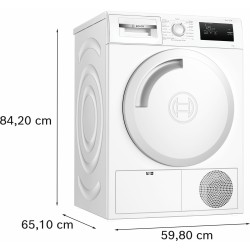 Bosch Serie 4 WTH83058II Asciugatrice a pompa di calore 8 kg Classe A+