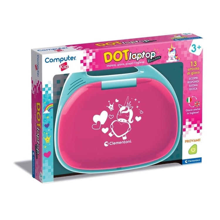 Clementoni Clemmy DOT Unicorn Computer portatile per bambini