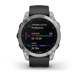 Garmin fenix 7 3,3 cm (1.3") MIP 47 mm Digitale 260 x 260 Pixel Touch screen Argento Wi-Fi GPS (satellitare)