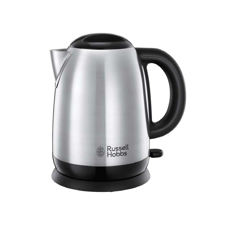 Russell Hobbs Adventure bollitore elettrico 1,7 L 2400 W Nero, Argento