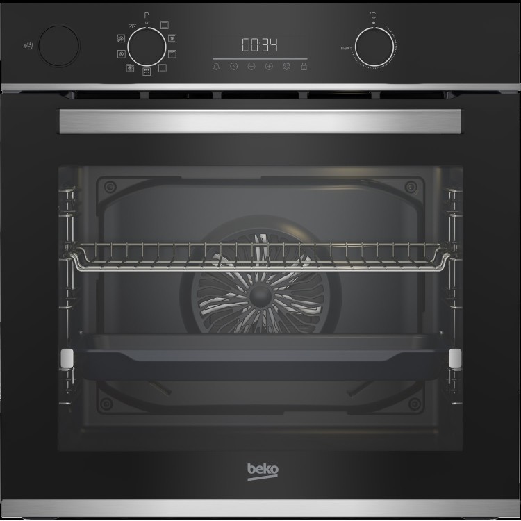 Beko BBIS13300XPE 71 L 3400 W Nero, Acciaio inox