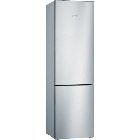 Bosch Serie 4 KGV39VLEAS Frigorifero combinato da libera installazione 201 x 60 cm Metal look Classe E