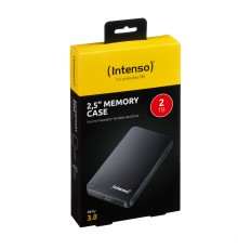 Intenso 2TB 2.5" Memory Case USB 3.0 disco rigido esterno 5400 Giri min 2.5" USB tipo A 3.2 Gen 1 (3.1 Gen 1) Nero