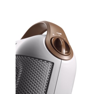 De’Longhi Capsule HFX30C18.IW Interno Marrone, Bianco 1800 W Riscaldatore ambiente elettrico con ventilatore