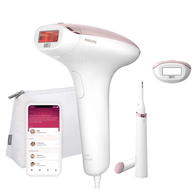 Philips Lumea Advanced 7000 series Epilatore a luce pulsata IPL con 1 accessorio per il corpo e rifinitore a penna BRI920 00