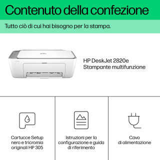 HP DeskJet Stampante multifunzione 2822e