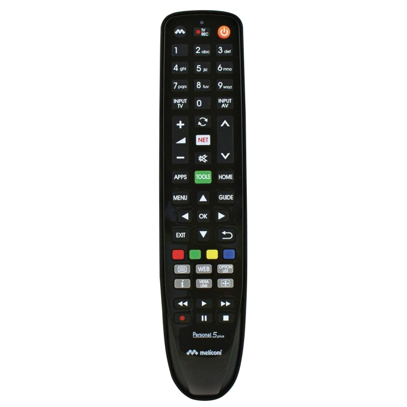 Meliconi Gumbody Personal 5 plus telecomando IR Wireless TV Pulsanti