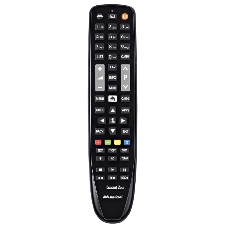 Meliconi Gumbody Personal 2 Plus telecomando IR Wireless TV Pulsanti