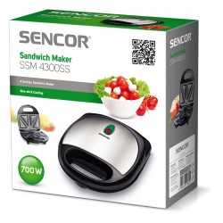 Sencor SSM 4300SS tostiera 700 W Acciaio inox