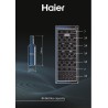 Haier Wine Bank 50 Serie 5 HWS84GA Cantinetta vino con compressore Libera installazione Nero 84 bottiglia bottiglie