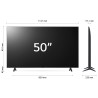 LG UHD 50'' Serie UR78 50UR78006LK, TV 4K, 3 HDMI, SMART TV 2023