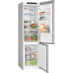 Bosch Serie 4 KGN392LCF frigorifero con congelatore Libera installazione 363 L C Acciaio inox