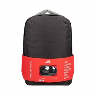 Rivacase 7563BKMOUSE borsa per laptop 39,6 cm (15.6") Zaino Nero