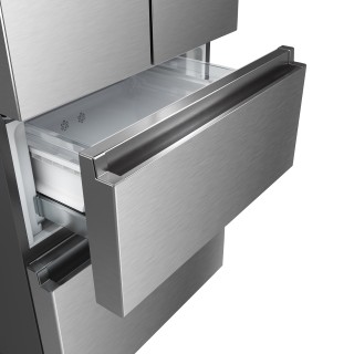 Hisense RF632N4BCE frigorifero side-by-side Libera installazione 485 L E Acciaio inox