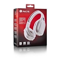 NGS ARTICA WRATH Cuffie Con cavo e senza cavo A Padiglione Musica e Chiamate USB tipo-C Bluetooth Bianco