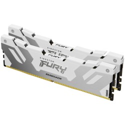 Kingston Technology FURY 32GB 7200MT s DDR5 CL38 DIMM (Kit da 2) Renegade White XMP