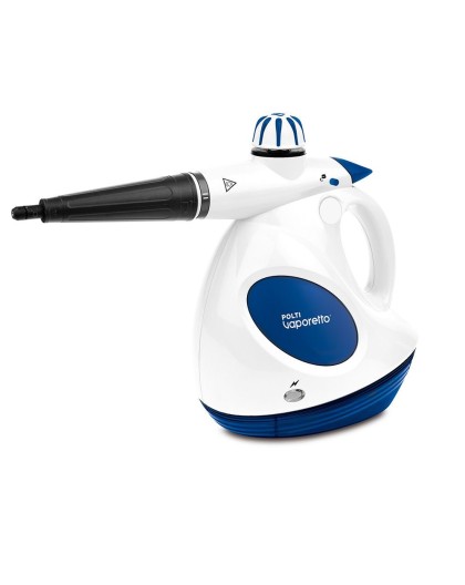 Polti Vaporetto First Pulitore a vapore portatile 0,2 L 1000 W Blu, Bianco