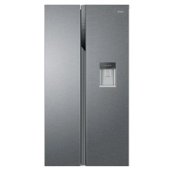 Haier SBS 90 Serie 3 HSR3918EWPG frigorifero side-by-side Libera installazione 521 L E Argento