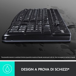 Logitech MK120 Combo Tastiera e Mouse con Filo per Windows, Mouse Ottico Cablato, Tastiera di Dimensioni Standard, USB