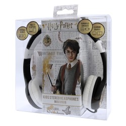 OTL Technologies Harry Potter Hogwarts Crest Kids Cuffie Cablato A Padiglione MUSICA Nero, Bianco