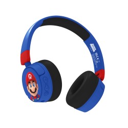 OTL Technologies Super Mario SM1001 cuffia e auricolare Con cavo e senza cavo A Padiglione Gaming USB tipo-C Bluetooth Blu,