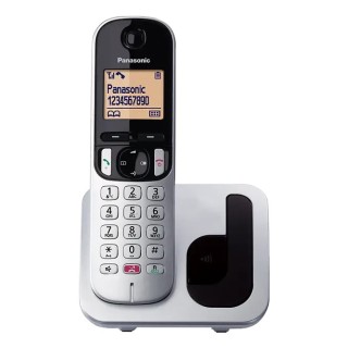 Panasonic KX-TGC250JTS telefono Telefono DECT Identificatore di chiamata Nero, Argento