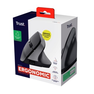 Trust Bayo II mouse Medico Mano destra RF Wireless Ottico 2400 DPI