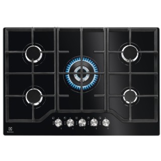 Electrolux EGG7536K Nero Da incasso 74 cm Gas 5 Fornello(i)