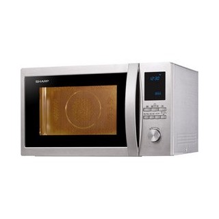 Sharp Home Appliances R-922STWE Acciaio inox Microonde combinato Superficie piana 32 L 1000 W