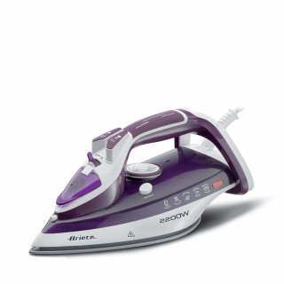 Ariete 6243 Steam Iron - Ferro da stiro con piastra in ceramica - Colpo vapore 140 gr min - Serbatoio 320 ml - 2200 W - Bianco